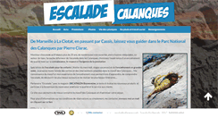 Desktop Screenshot of escaladecalanques.com